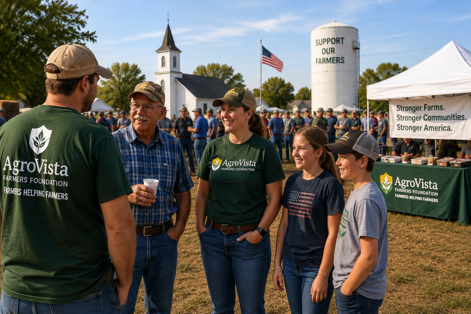 Rural agricultural community supported by AgroVista Foundation